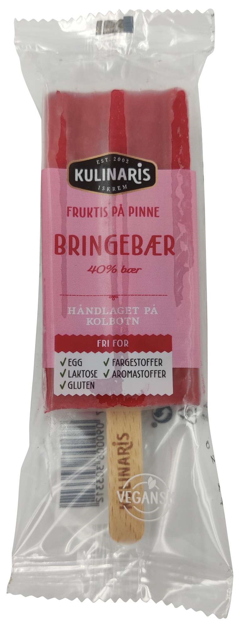 Raspberry ice lolly  68ml