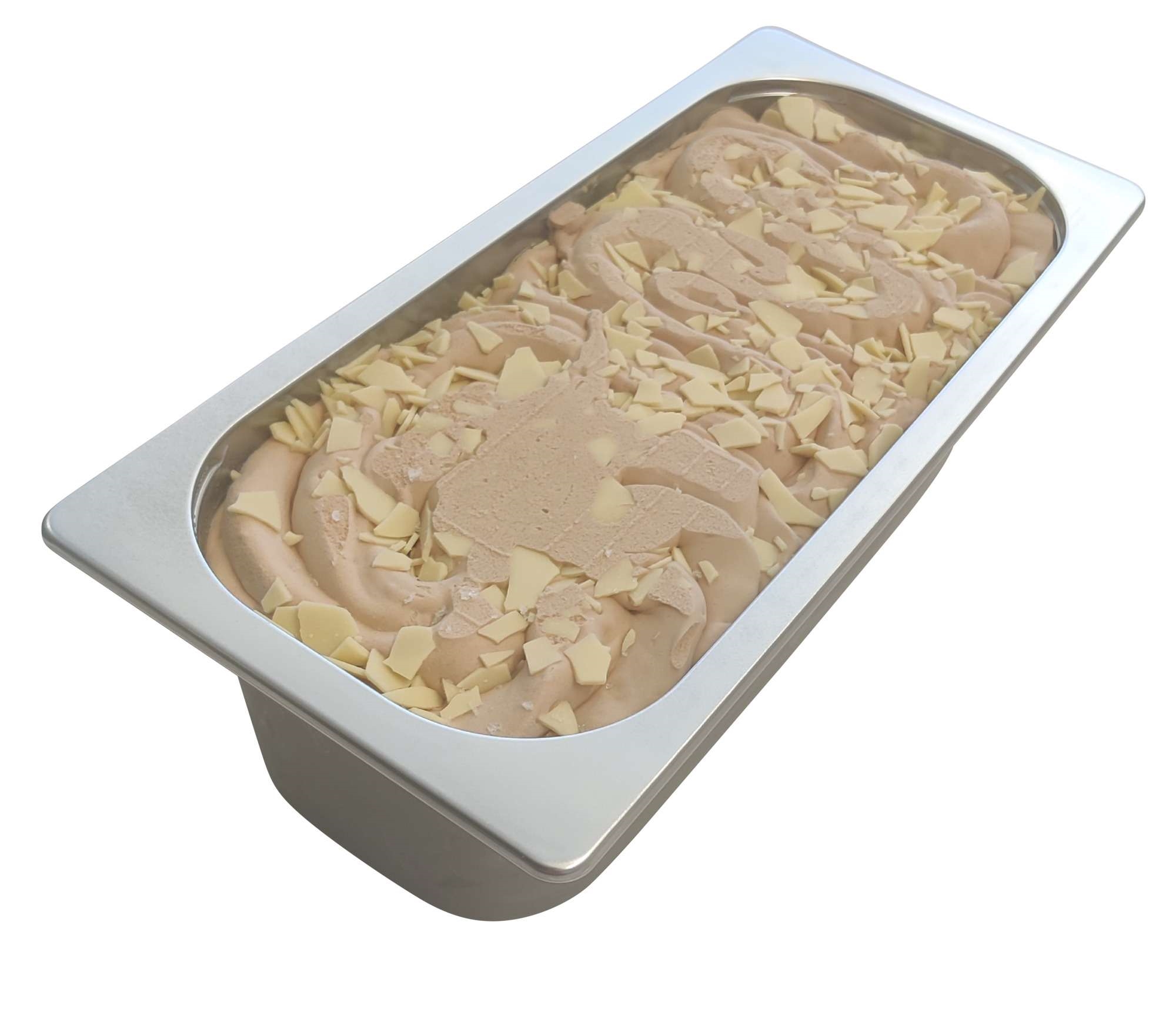 Milk chocolate w/white choclate flakes  4,5l