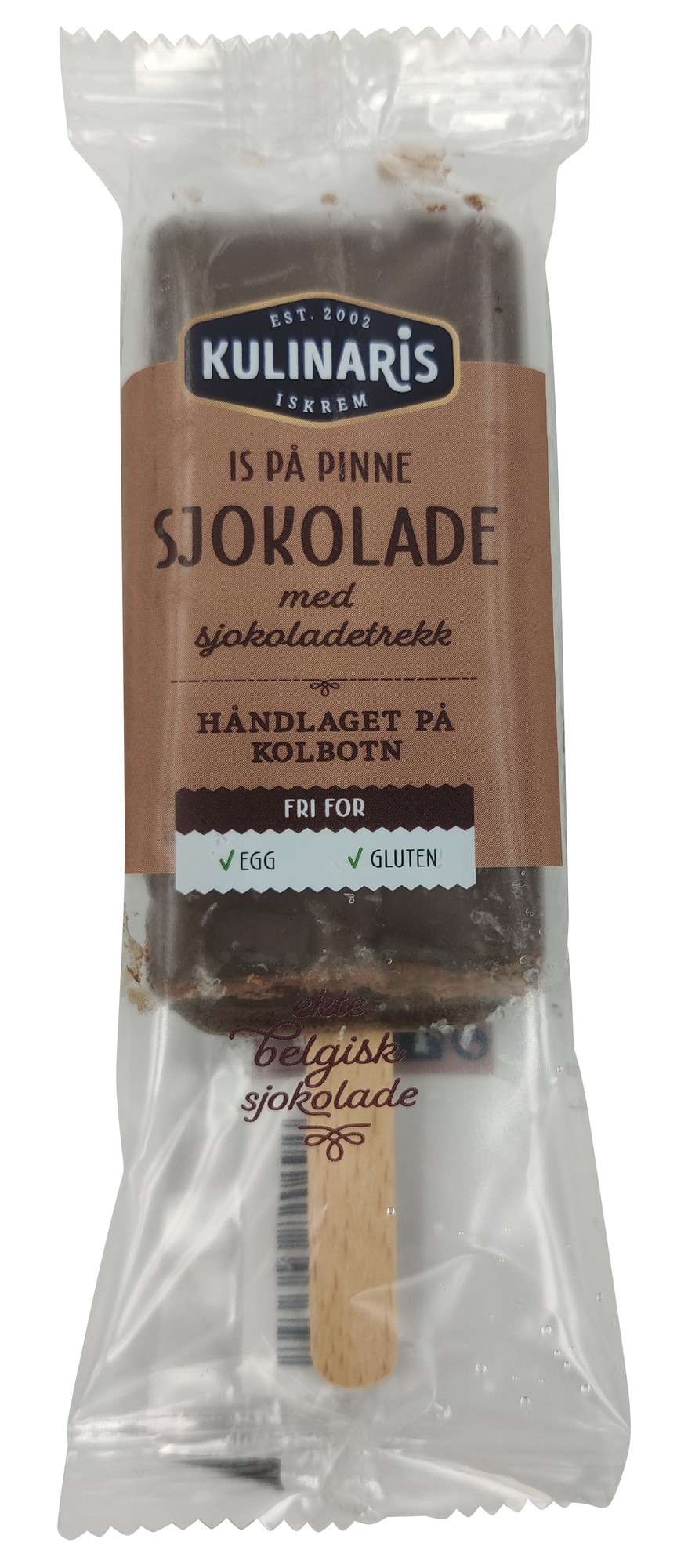 Chochlate ice lolly w/chocolate covered  75ml