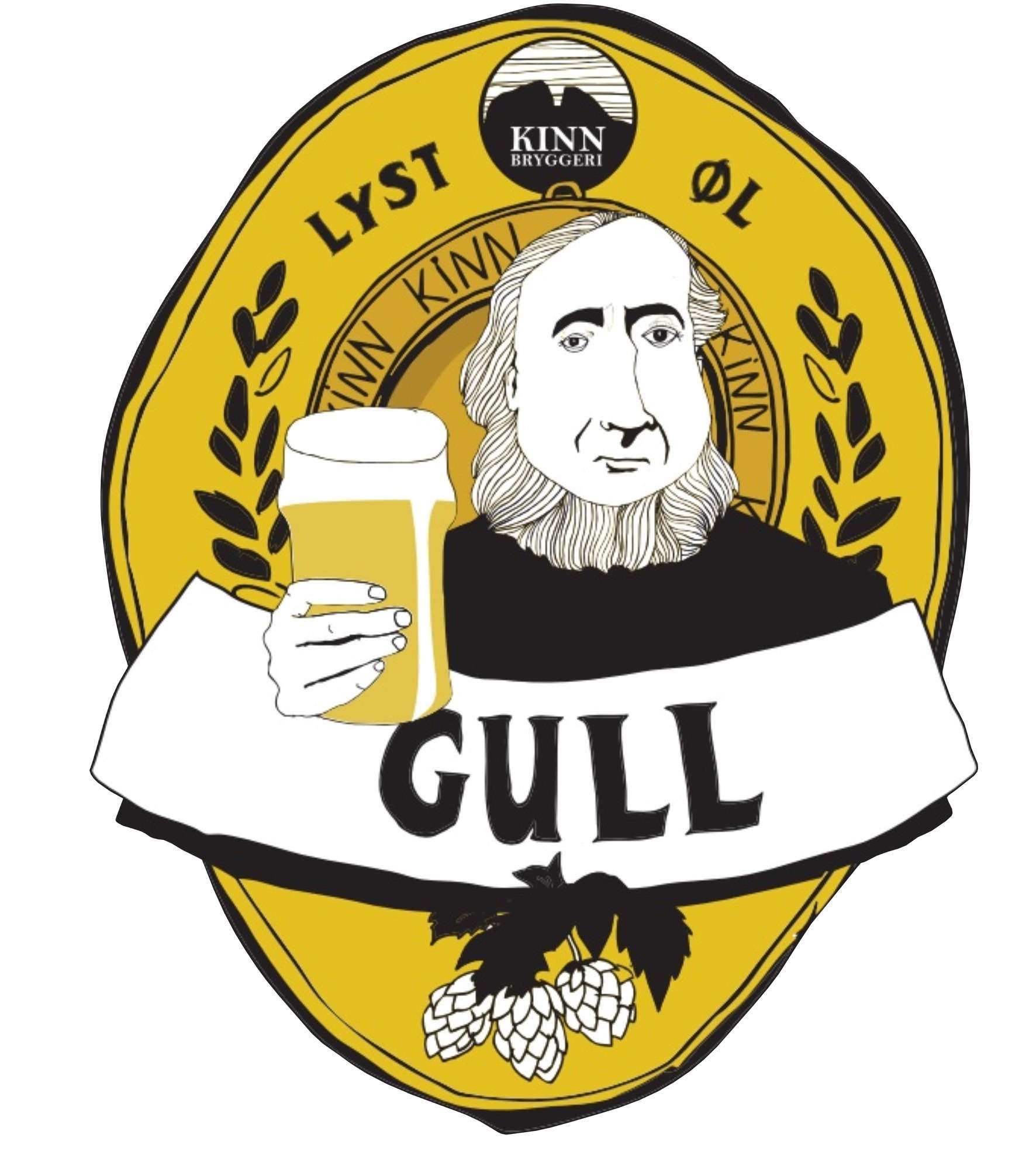 Kinn gull keykeg 4,5% 30l