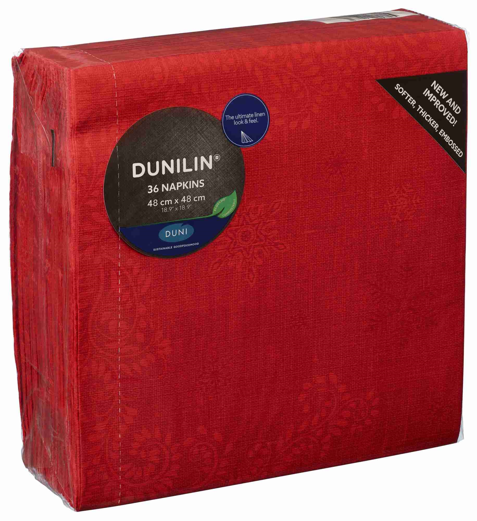 Serviett dunilin 48cm ornamental 36stk