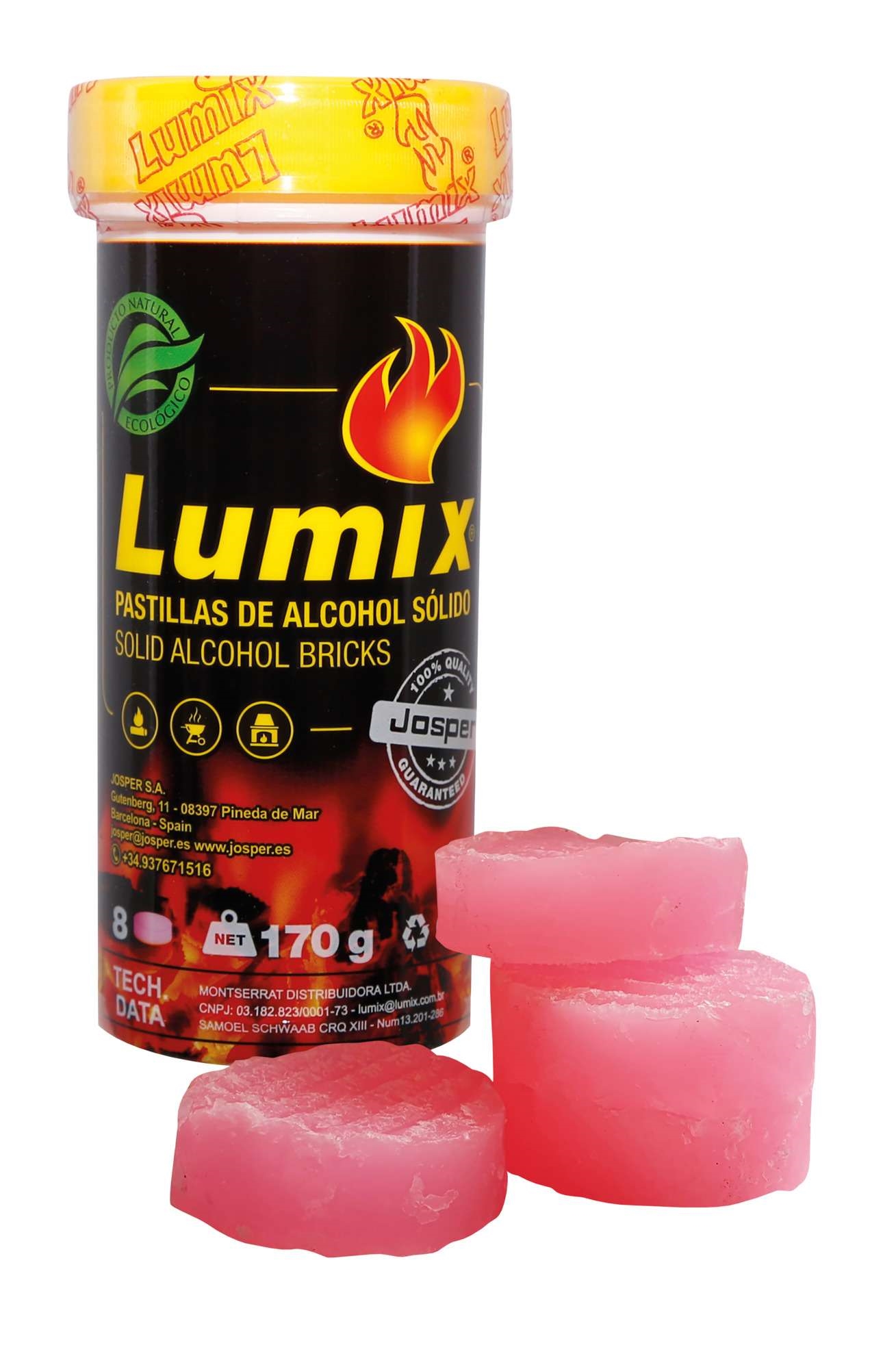 Lumix opptenningsbriketter rør 8stk
