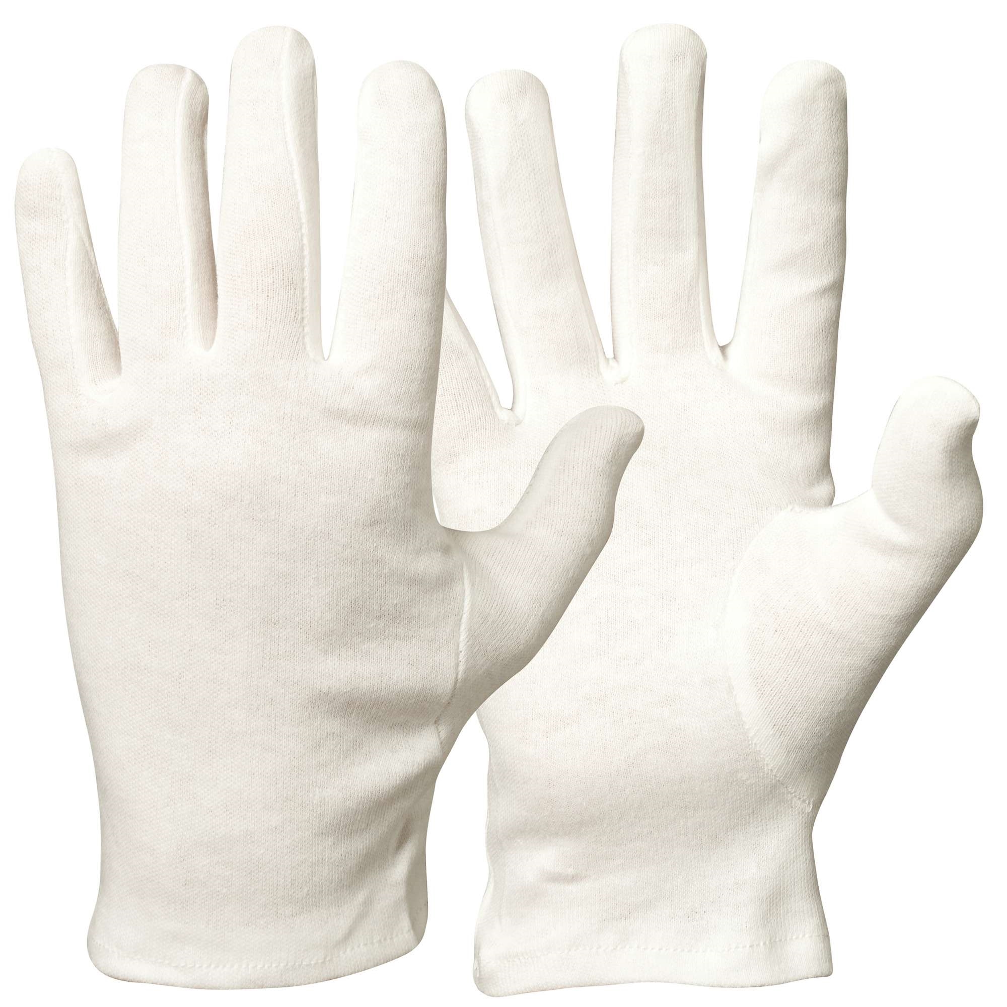 Bomullsvanter bleket xl  1par