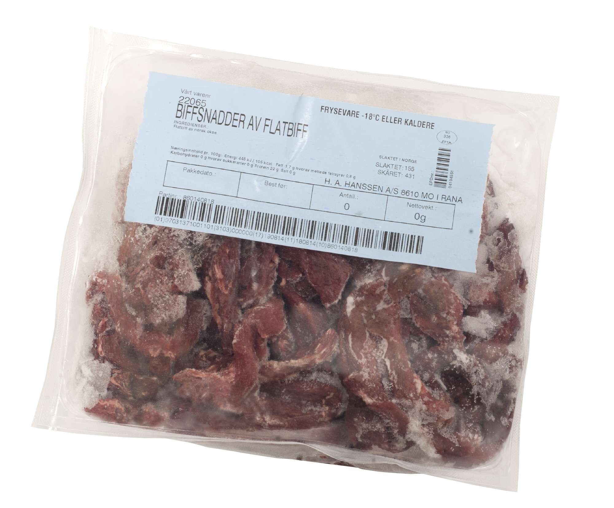 Beef strips rump steak   kg