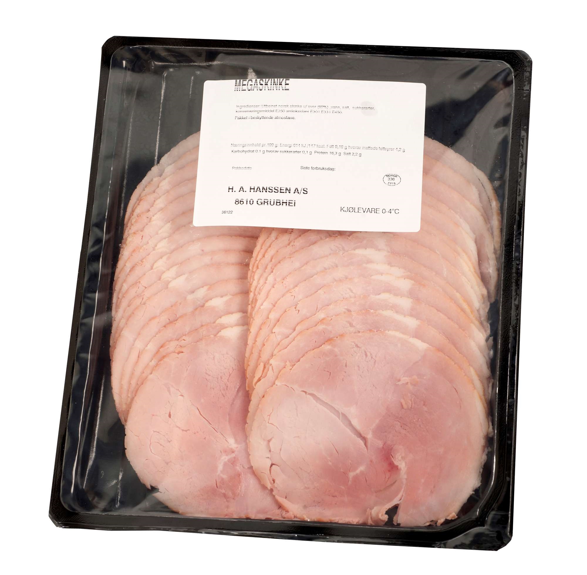 Ham (mega) sliced 500g  kg