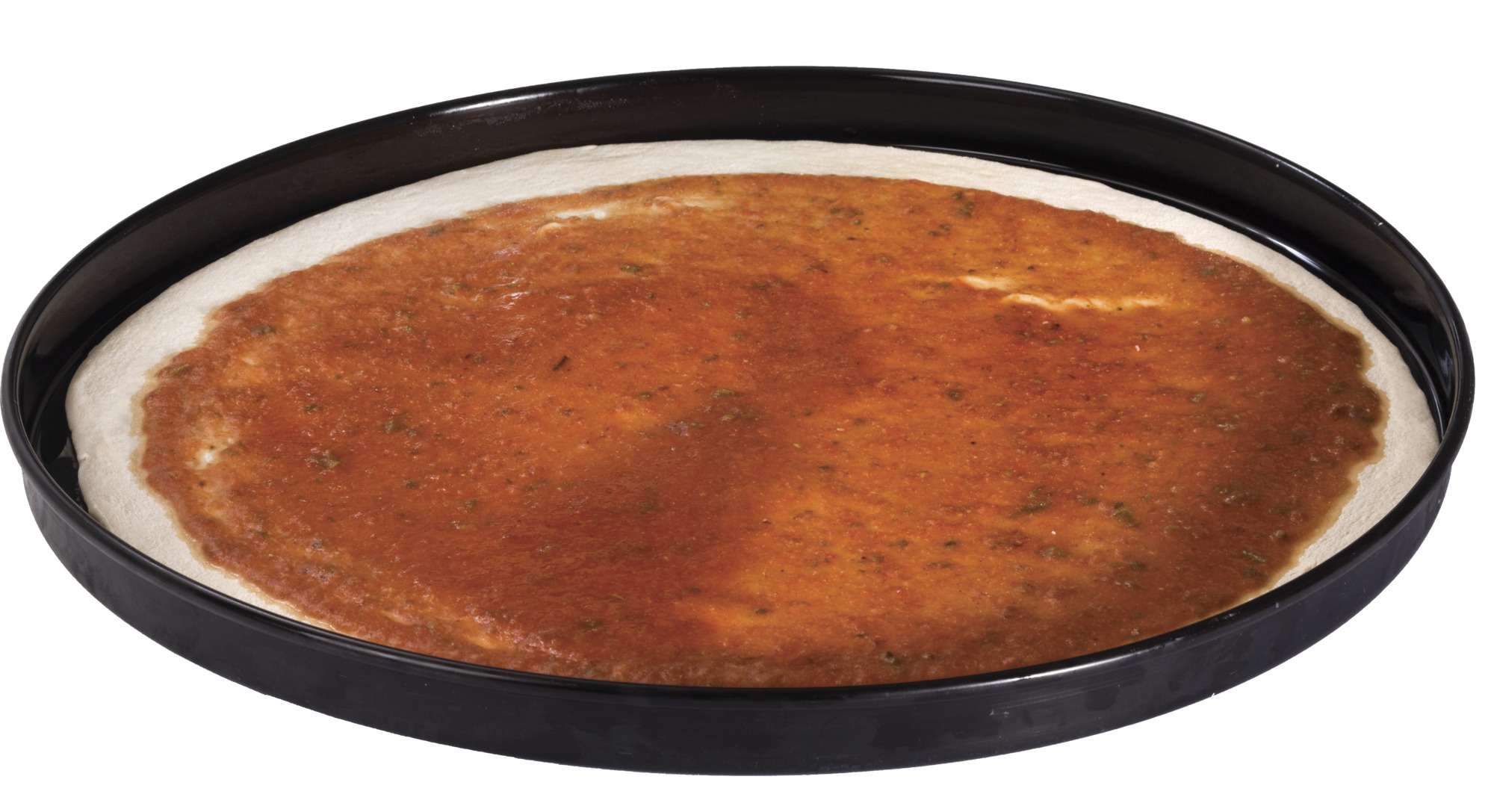 Pizzabunn rå med saus   20x700g