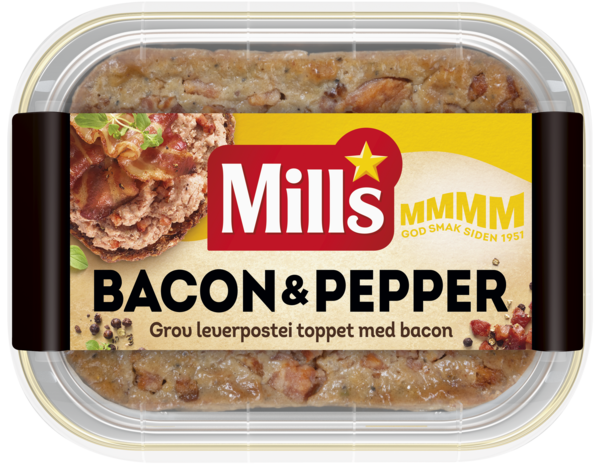 Pepperbaconpostei 185g