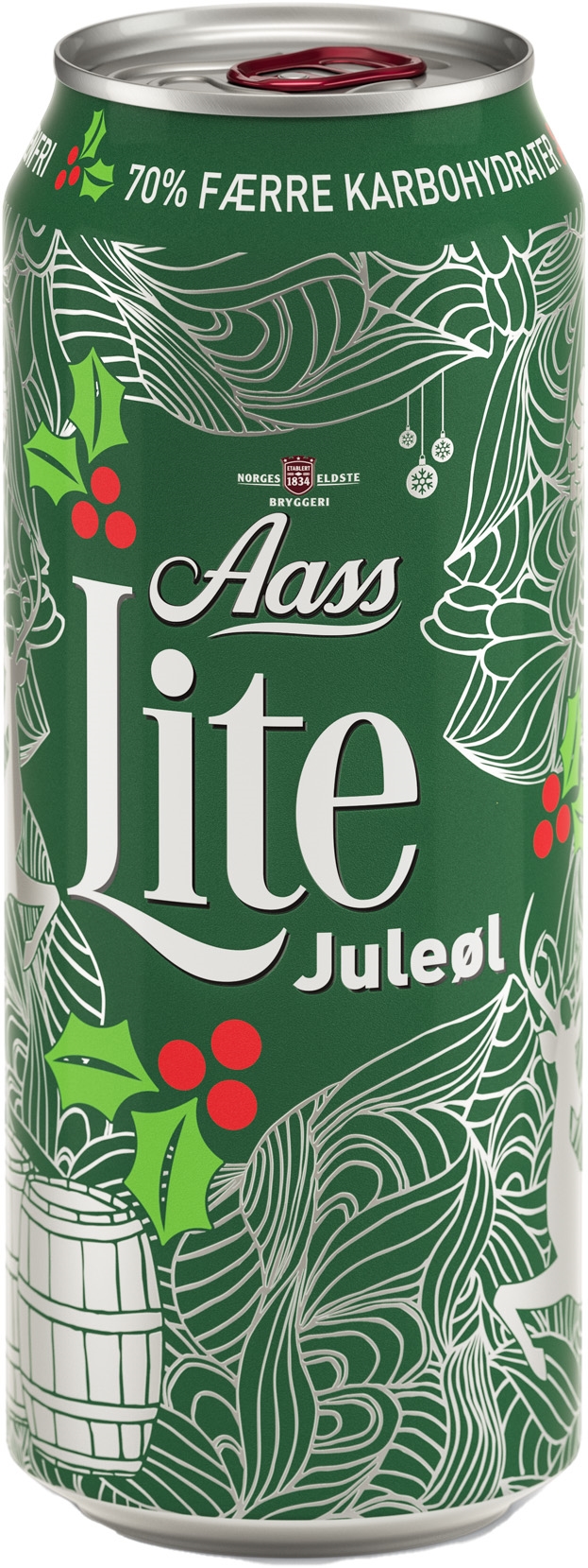 Aass lite x-mas beer 6-pk bx 4,5%  24x50cl