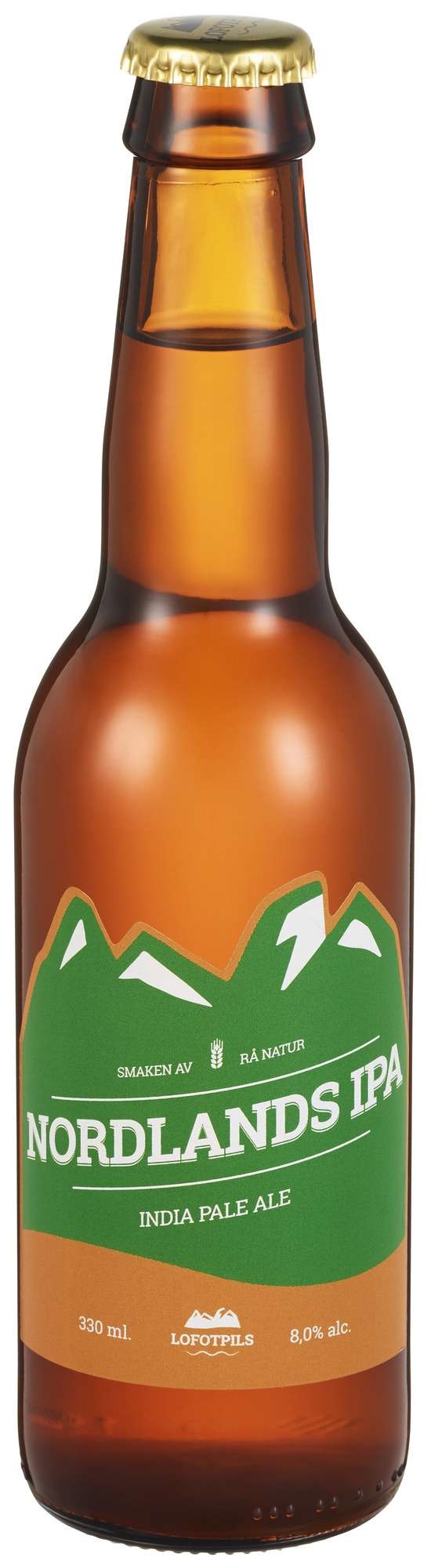 Lofotpils nordlands ipa fl   8%   12x33cl