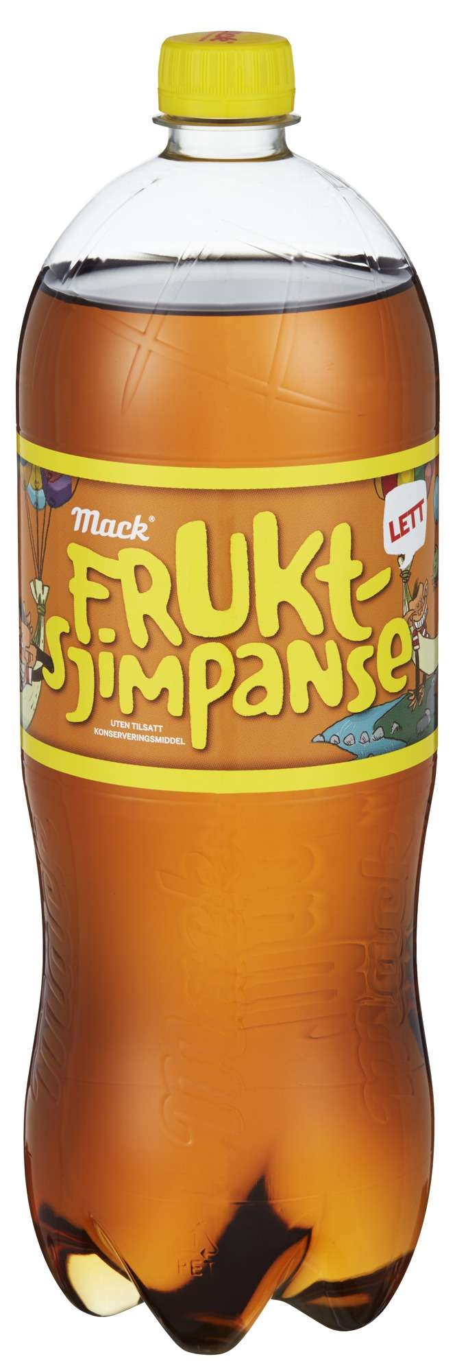 Fruit champagne soda light bottle nrpet   6x1,5l