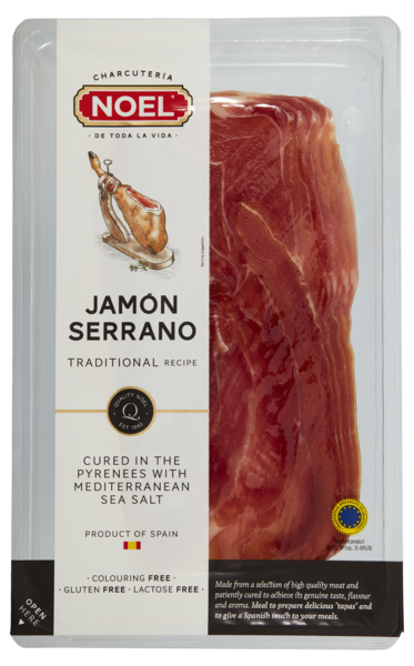 Serrano 9mnd skivet   80g