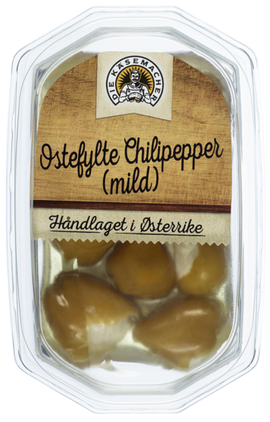Ostefylt chilipepper mild 140g