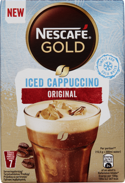 Nescafe gold iced cappuccino  108.5g