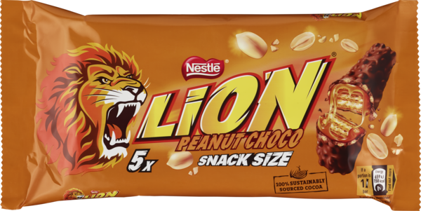 Lion peanut snack size 5-pk  155g