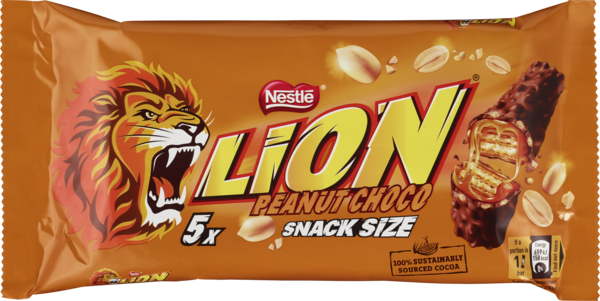 Lion peanut snack size 5-pk 155g