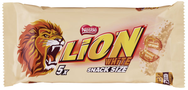 Lion white snack size 5-pk  150g