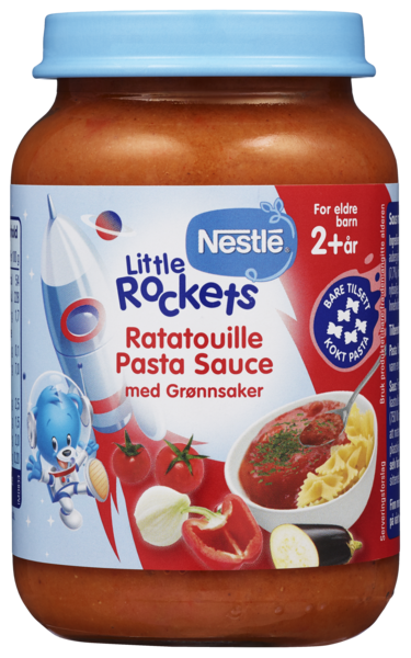 Little rockets ratatouille pasta sauce 2år 190g