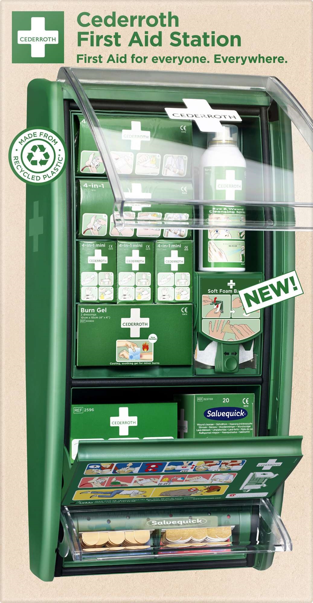 First aid & burn station 1stk