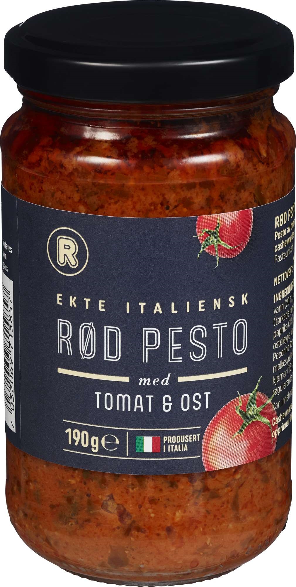 Rød pesto 190g