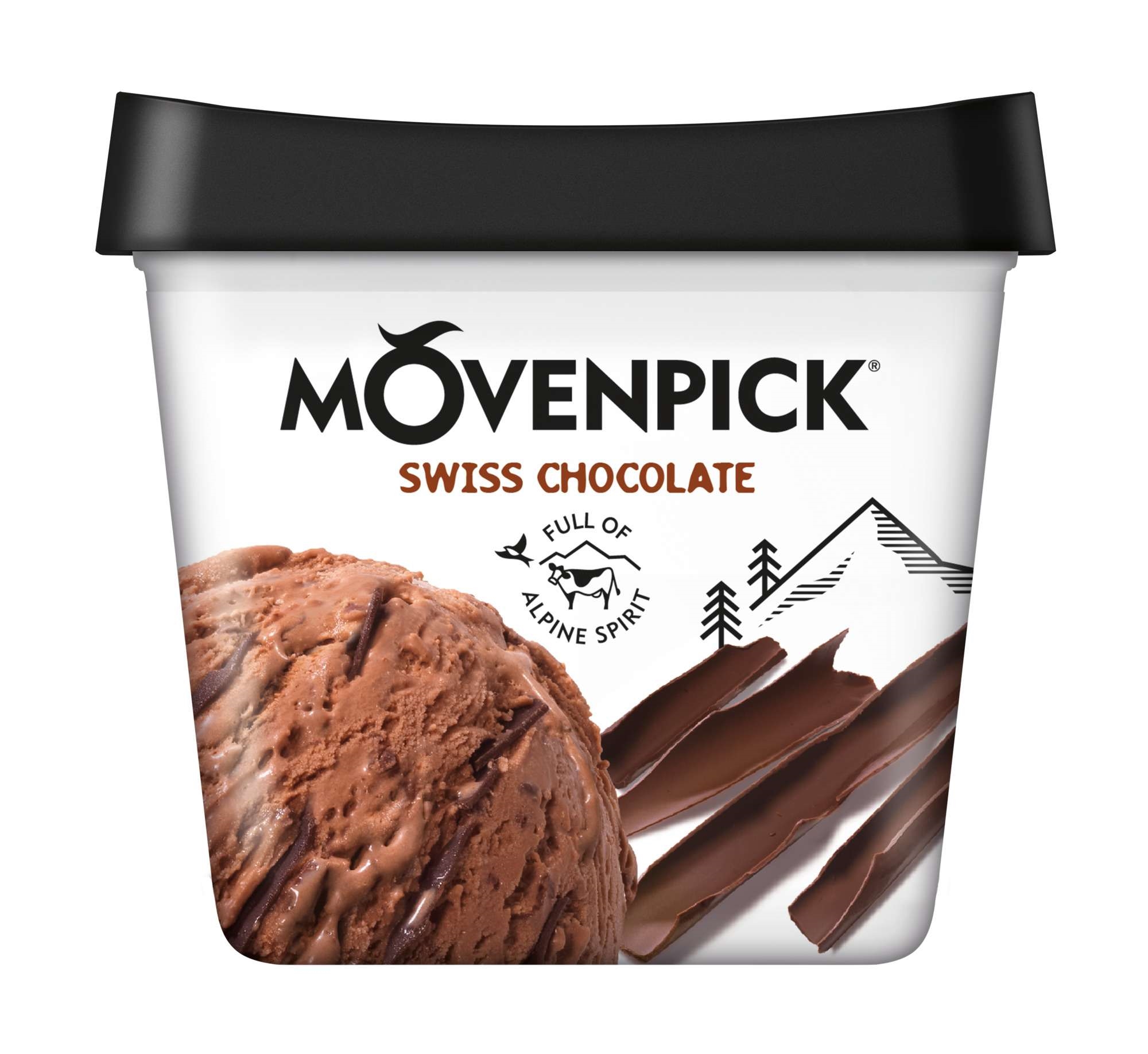 Mövenpick swiss chocolate   0,9l