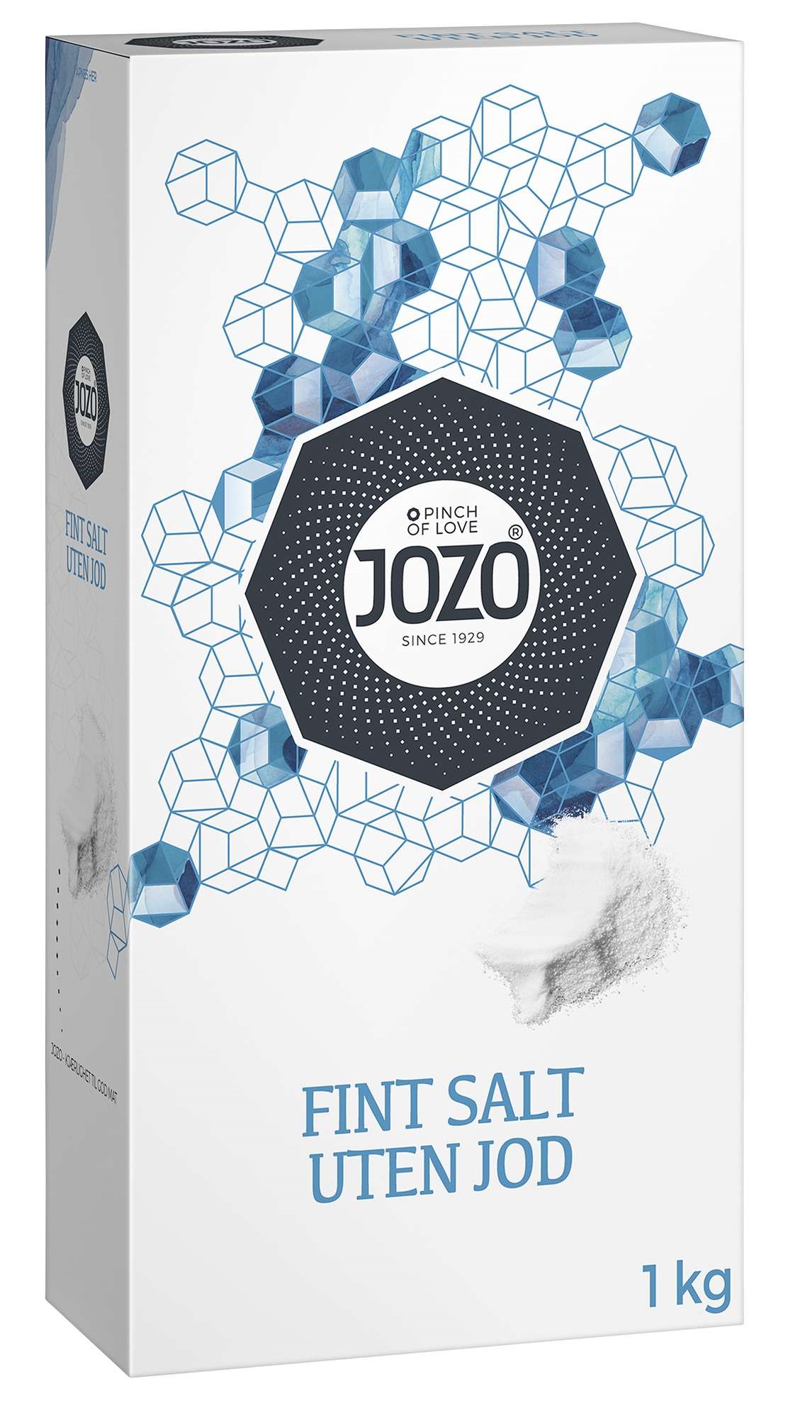 Jozo husholdningssalt u/jod 1kg