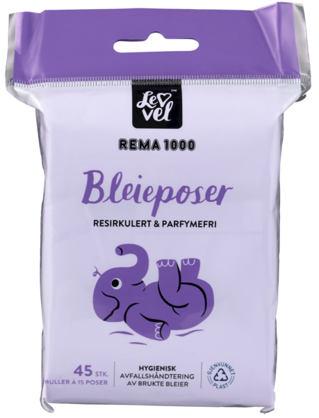 Lev vel bleieposer 45stk