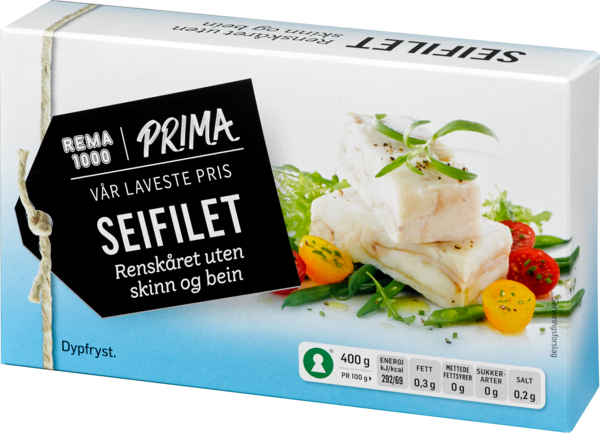 Seifilet u/skinn 400g