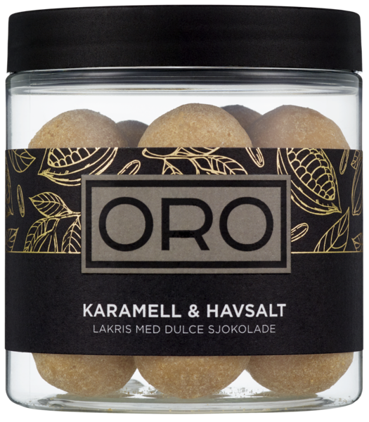 Lakriskuler med karamell og havsalt  140g