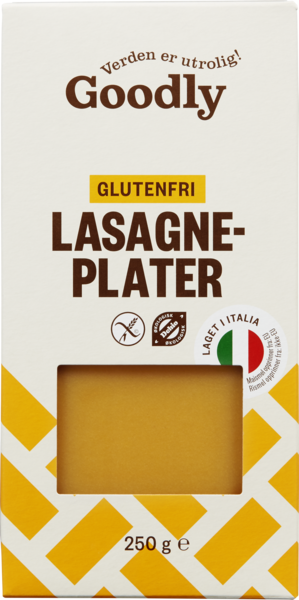 Lasagneplater glutenfri  250g