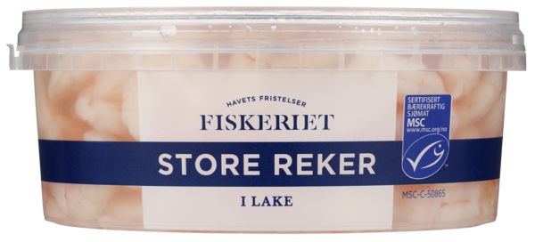 Reker i lake, store   200g