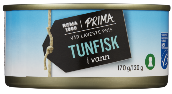 Tunfisk i vann msc 170g