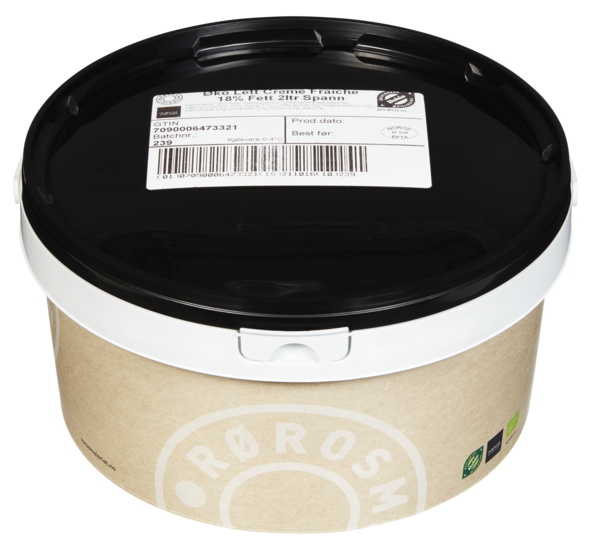 Light sour cream 18% fat ecol. bucket   2l