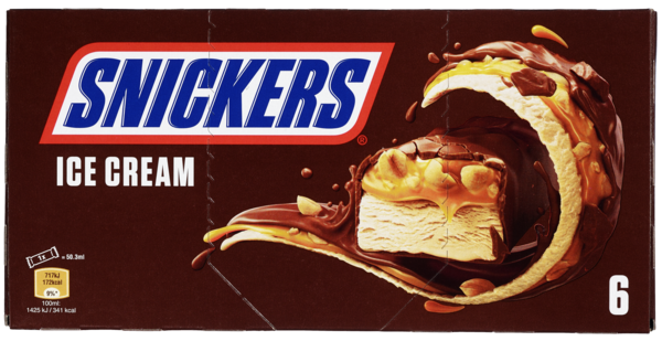 Snickers 6pk   302ml