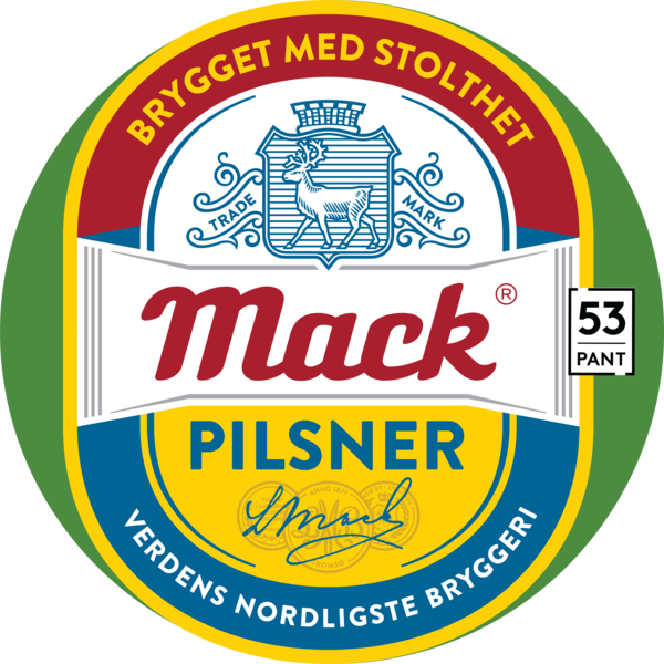 Mack pilsnerøl keykeg  4,5%  30l