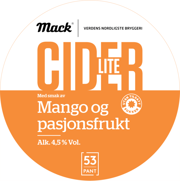 Cider mango/passion keykeg 4,5% 30l