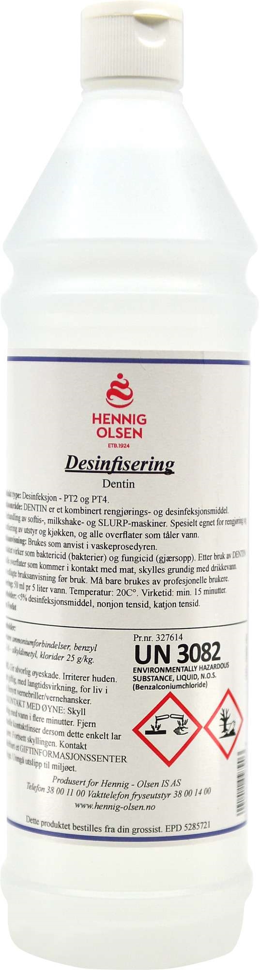 Disinfecting resources for milk shake machine   1l