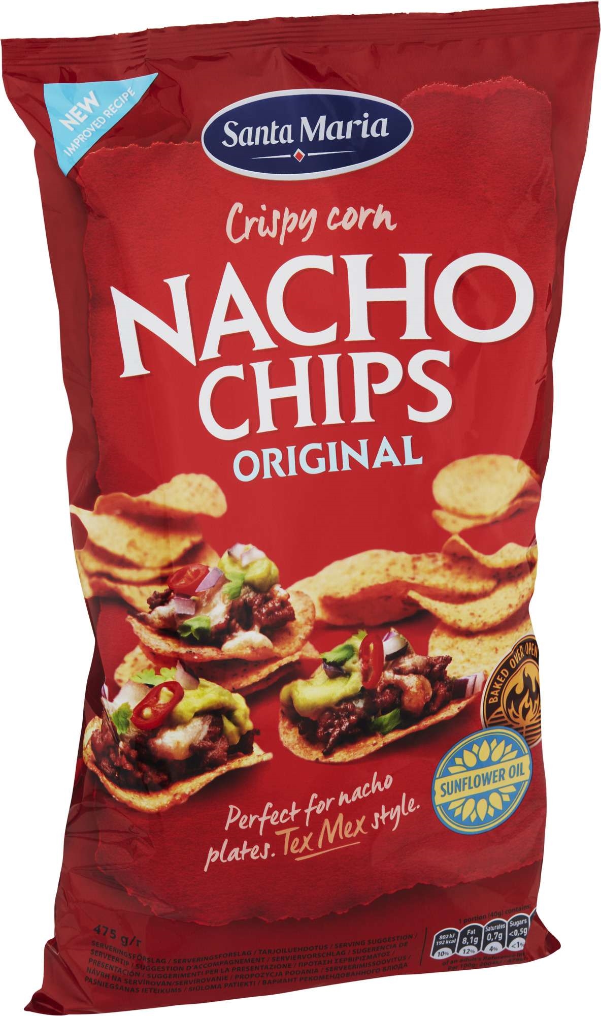 Nacho chips 475g