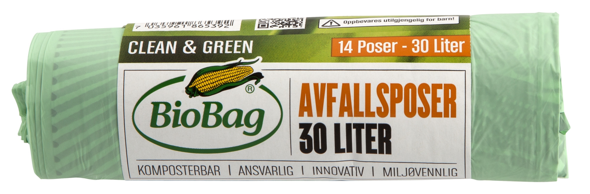 Avfallspose 30l 14stk