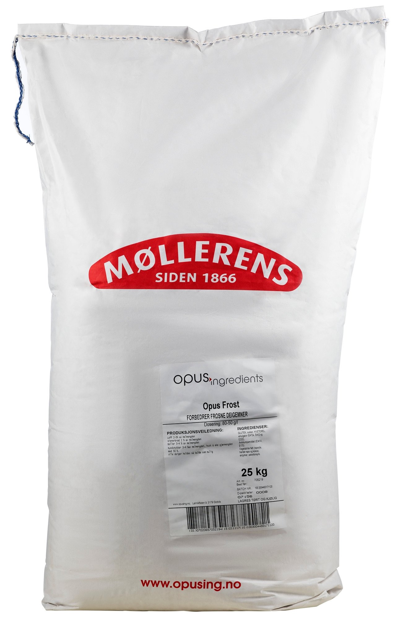 Opus frost brødforbedrer sekk   25kg