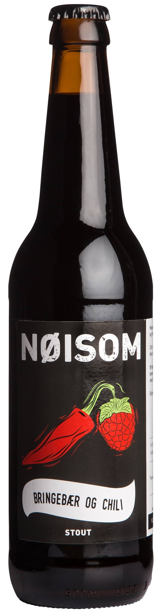 Nøisom bringebær og chili stout   9,2%   24x33cl