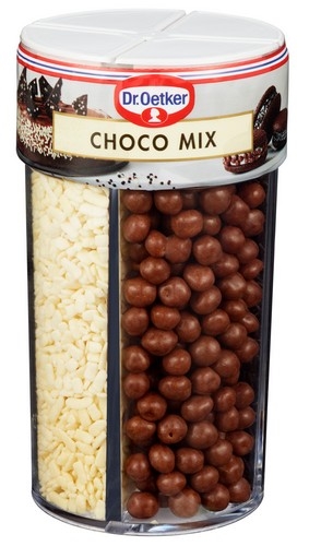 Sjokoladestrøssel 4 kammer   120g