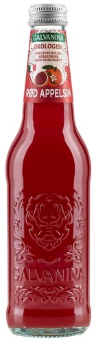Rød appelsindrikk økol.    12x355ml