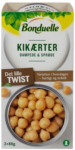 Kikerter 2pk mini 2x80g