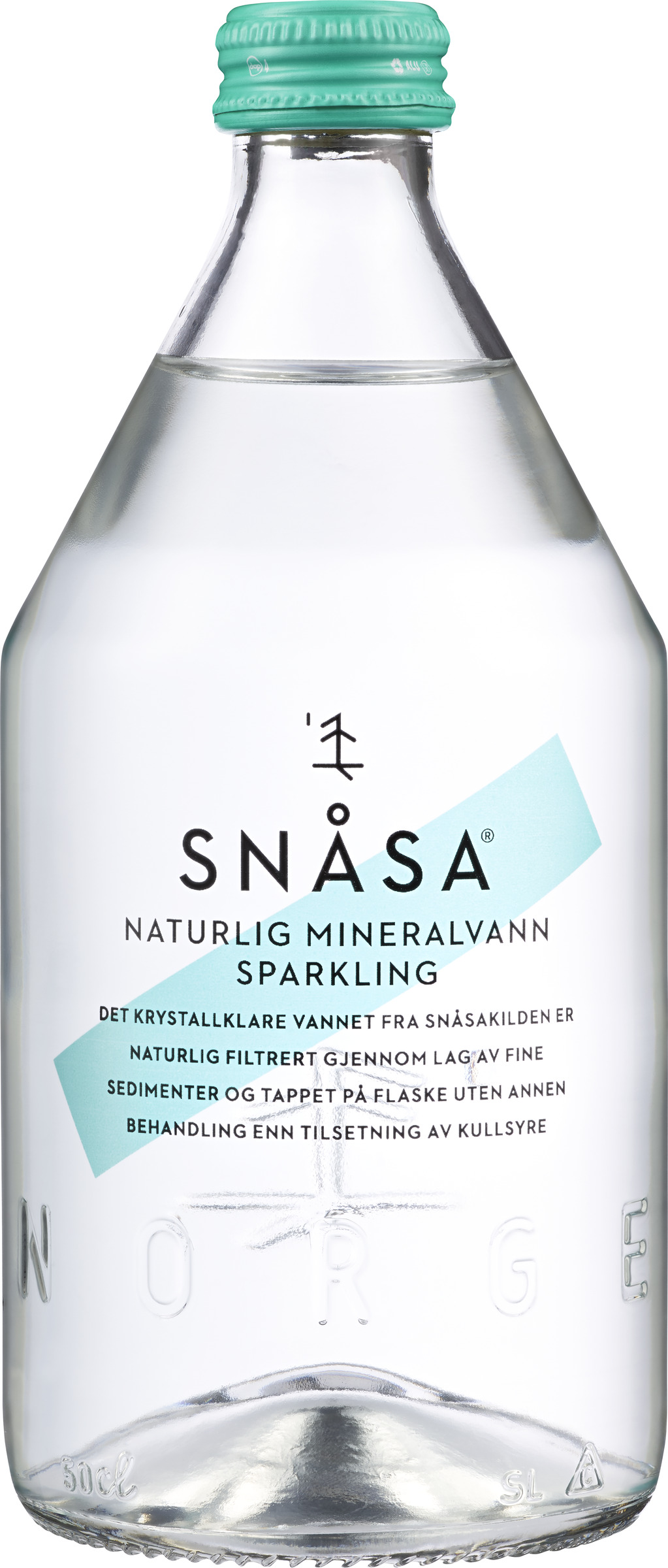 Snåsa naturlig mineralvann m/kullsyre glass   6x0,5l