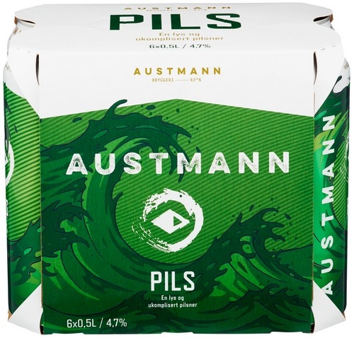 Austmann pilsner bx 4,7% 24x50cl