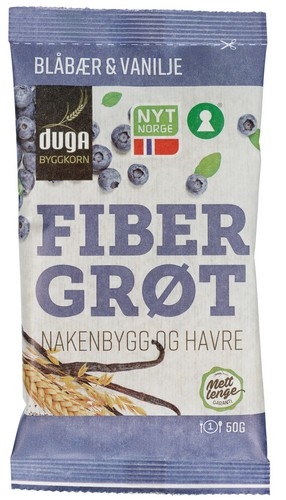 Fiber porridge blueberry & vanilla 50g