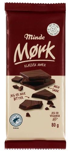 Minde mørk klassisk plate 80g