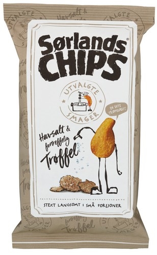 Sørlandschips havsalt & trøffel 100g