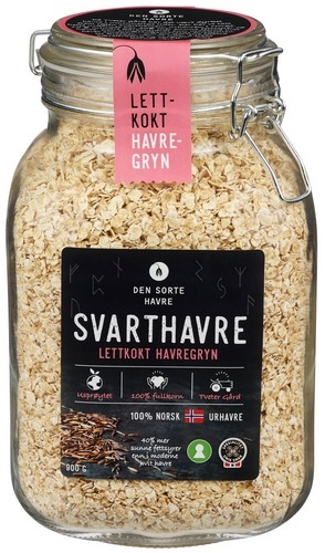 Oatmeal black easy cooked glass   900g