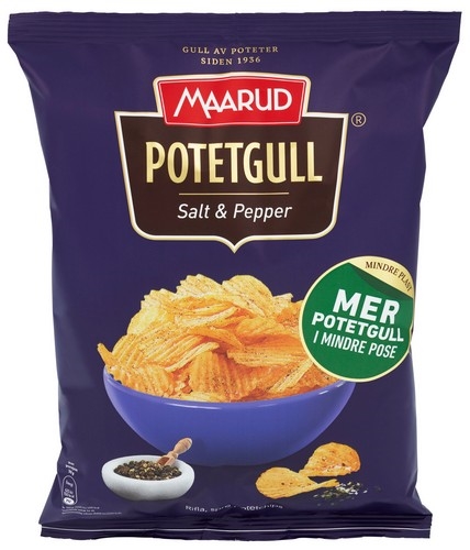 Potetgull salt&pepper   260g